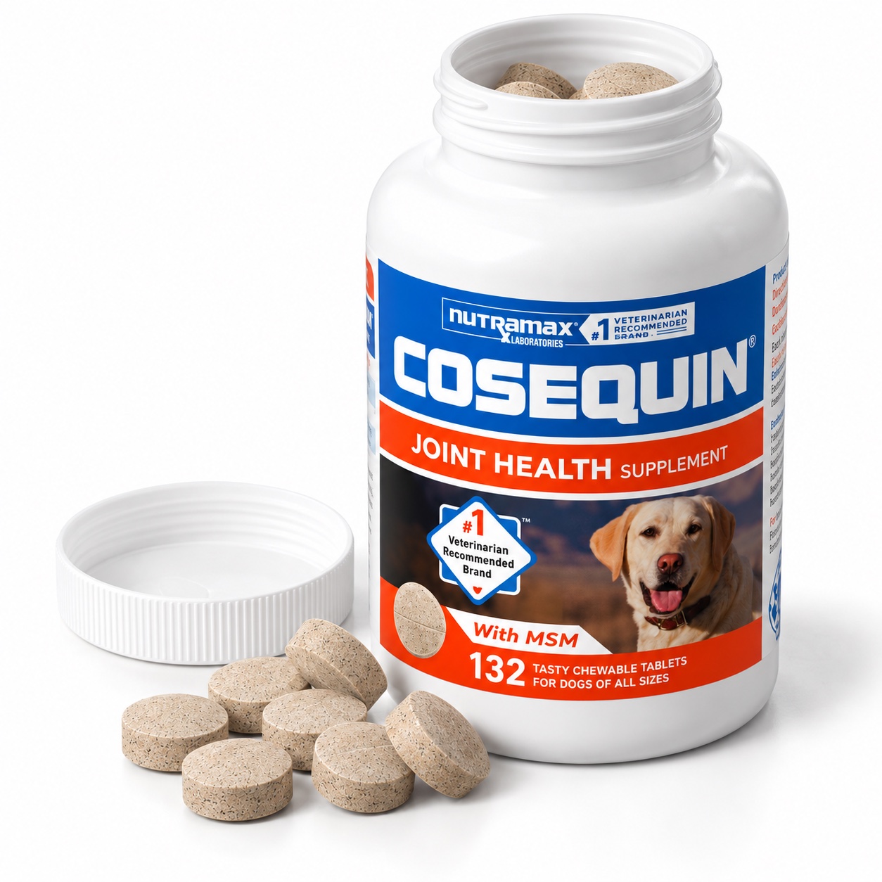 Nutramax Cosequin with MSM (Chewable Tablets), view 3